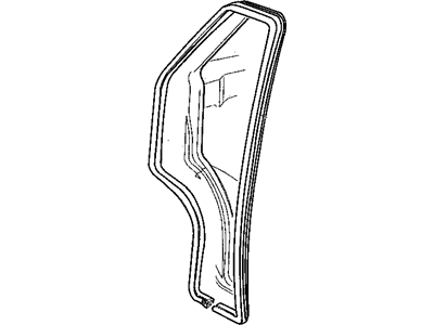 1999 Dodge Ram Wagon Weather Strip - 55346791AF