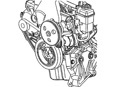 Mopar 4668252 Pulley-Power Steering Pump