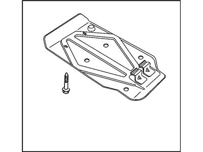 Mopar 82207213 Plate Pkg-SKID - Front