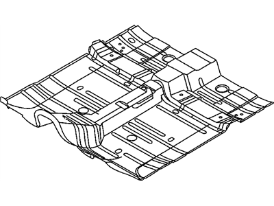 Chrysler Sebring Floor Pan - 4878546AB