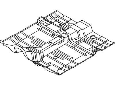 Mopar 4878546AB Pan-Front Floor