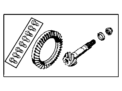 Mopar 5093044AA Gear Kit-Ring And PINION