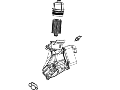 Jeep Gladiator Oil Filter Housing - 68505113AA