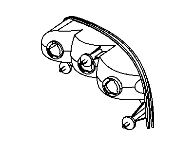 Mopar 4865487AJ Lamp-Tail Stop Turn