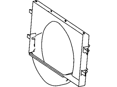 2008 Dodge Sprinter 2500 Fan Shroud - 68013659AA