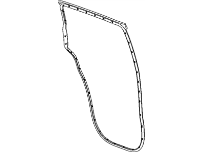 Mopar 5074281AC WEATHERSTRIP-Rear Door Mounted