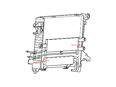 Mopar 52029009AB Transmission Cooler Assembly