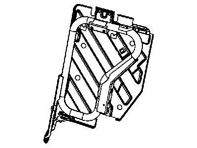 Mopar 68003011AA Frame-Rear Seat Back