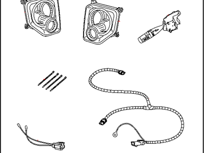 Mopar 82210791 Fog Light Kit