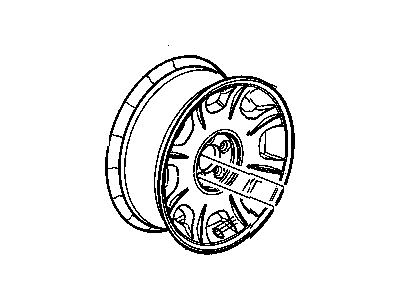 Mopar UQ71PAKAB Aluminum Wheel