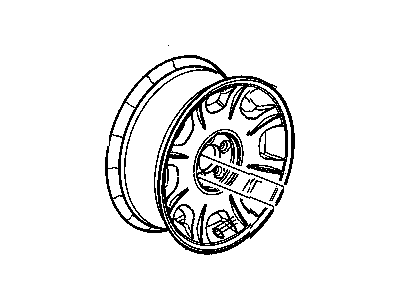 Mopar 4782490AA Aluminum Wheel