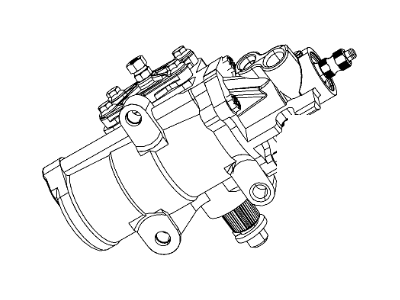 Mopar 52122330AF Power Steering Gear