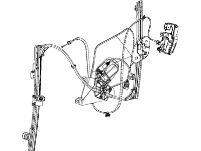 Mopar 4865611AI Door Window Regulator