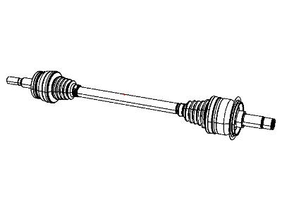 2011 Dodge Durango Axle Shaft - 68035017AB