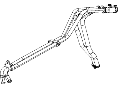 Mopar 55361417AC Hose-Heater Supply And Return