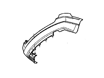 2004 Chrysler Pacifica Bumper - YM14ARXAA