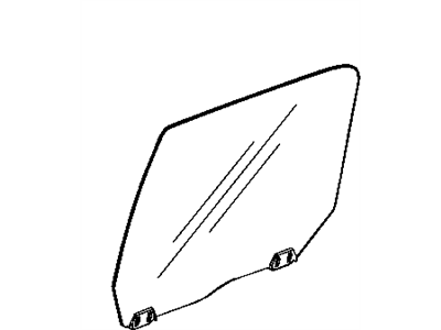 Mopar 55112403AA Glass-Rear Door