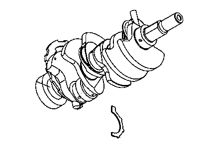 2002 Dodge Ram 1500 Crankshaft - 53020959