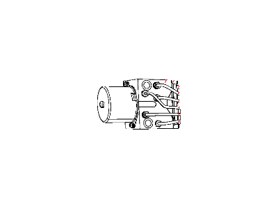 Mopar 52013166AH Tube Assembly-Master Cylinder To HCU