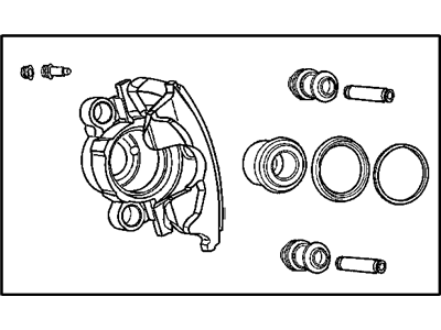 2004 Dodge Dakota Brake Caliper - 5093339AA