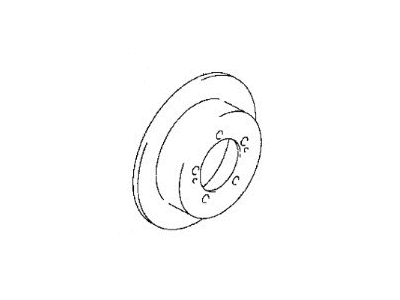 2002 Chrysler Sebring Brake Disc - V5018716AA