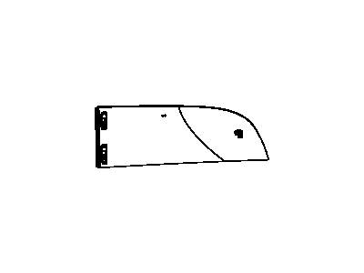 Mopar 5109655AF Glass-Quarter Vent Window