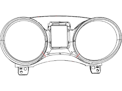 2015 Dodge Journey Instrument Cluster - 68249000AA