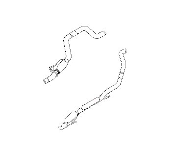 Mopar 55398332AH Left Exhaust Pipe And Resonator