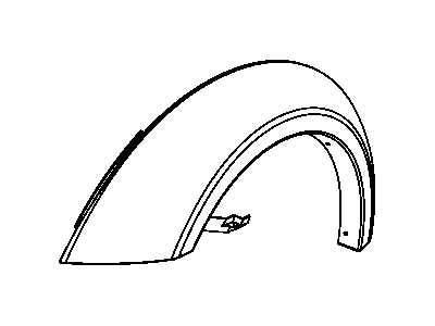 Mopar 5KH34CD7AB APPLIQUE-Fender