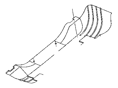 Mopar 55036568AB DEFLECTOR-Radiator