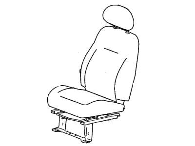 Mopar YU681DVAA Front Seat Cushion Cover