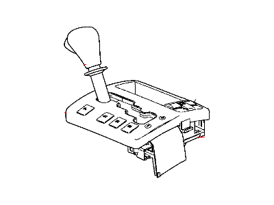 Mopar 52124144AC PRNDL BEZ-Gear Selector