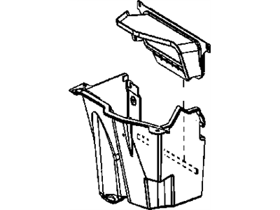 Mopar 4806293AA PLENUM-Fresh Air Inlet