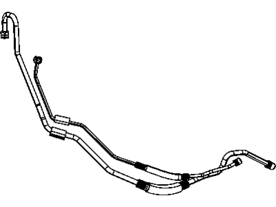 2011 Dodge Grand Caravan A/C Hose - 68125527AA