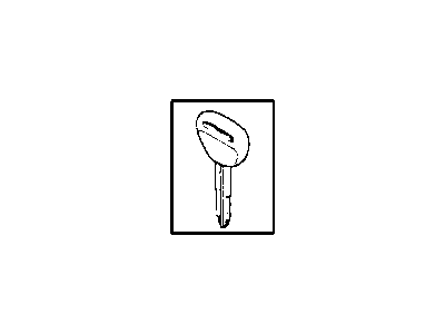 Mopar MB852168 Key-Blank