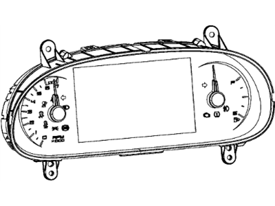 Dodge Dart Speedometer - 68242888AB