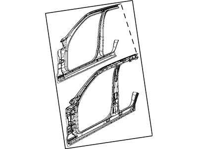 Mopar 68003978AB Panel-Body Side Aperture Front