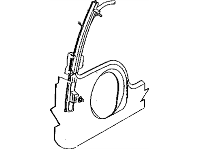 Mopar 5003204AB Front Door Window Regulator