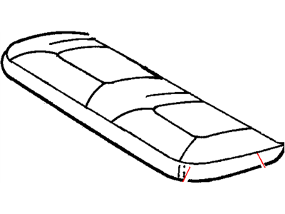 2004 Dodge Intrepid Seat Cushion - XF071DVAA