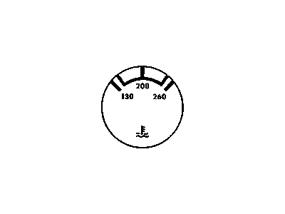 Mopar 4723735 Gauge Assembly , Temperature (W/Screws)