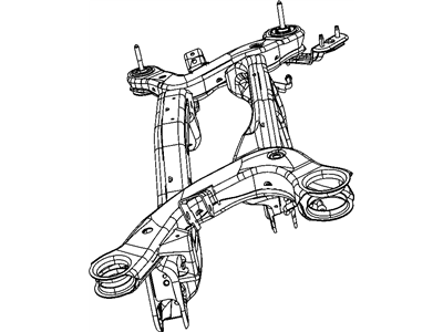 Dodge Rear Crossmember - 5151022AA