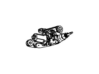 Mopar 55079213AB Motor-LIFTGATE WIPER