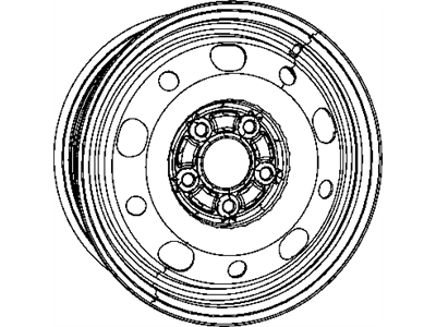 Dodge Caliber Spare Wheel - 5105079AB