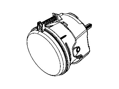 Mopar 4805857AA Front Fog Lamp