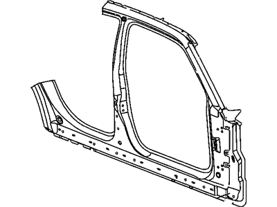 Mopar 5174350AF Panel-Body Side Aperture Front
