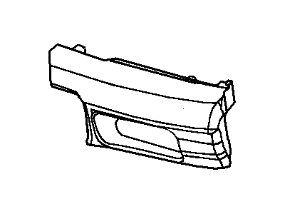 Mopar 5288899AB ABSORBER-Rear Bumper FASCIA