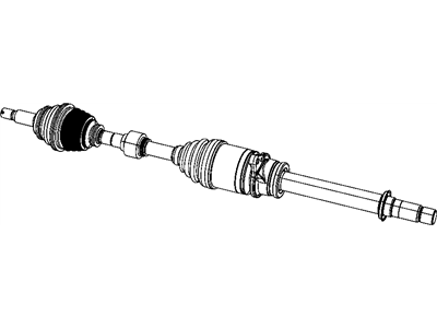 2011 Dodge Caliber Axle Shaft - RL105660AE