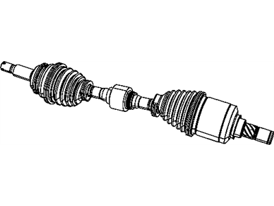 Dodge Caliber Axle Shaft - 5085224AC