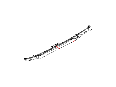 Mopar 5290607AB Rear Leaf Spring