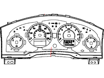 2013 Ram C/V Speedometer - 5091630AA